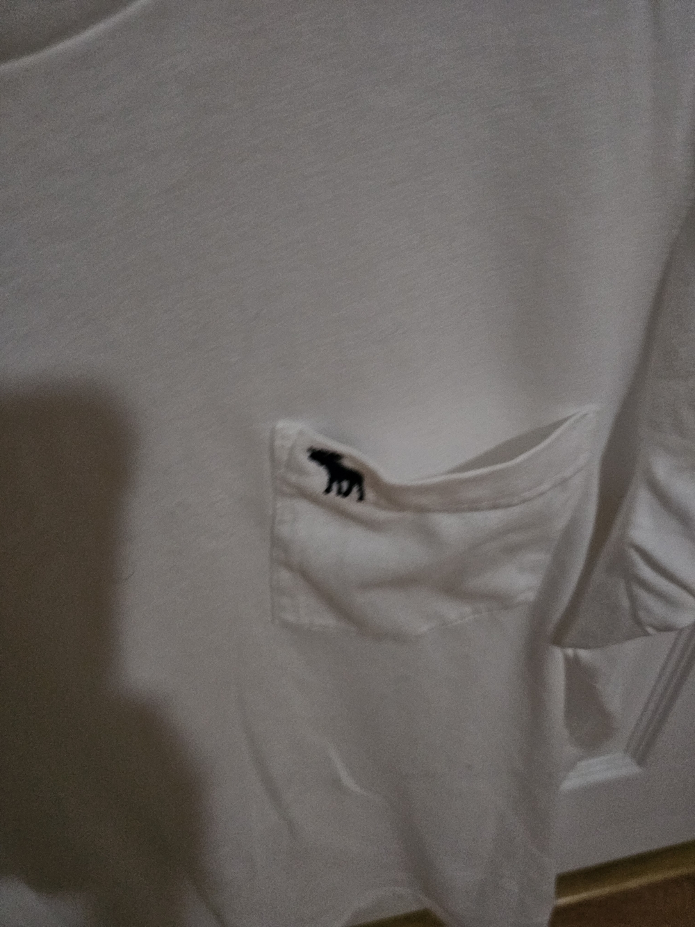 Abercrombie & Fitch White Short‑Sleeve Pocket Tee - Picture 2 of 3